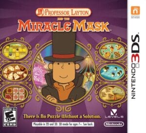 Cover art for Professor Layton and the Miracle Mask for Nintendo 3DS