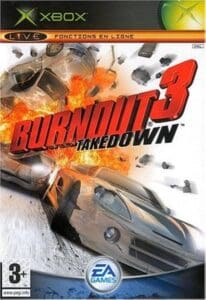 Cover art for Burnout 3 on Xbox