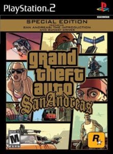 Cover of GTA San Andreas for PlayStation 2