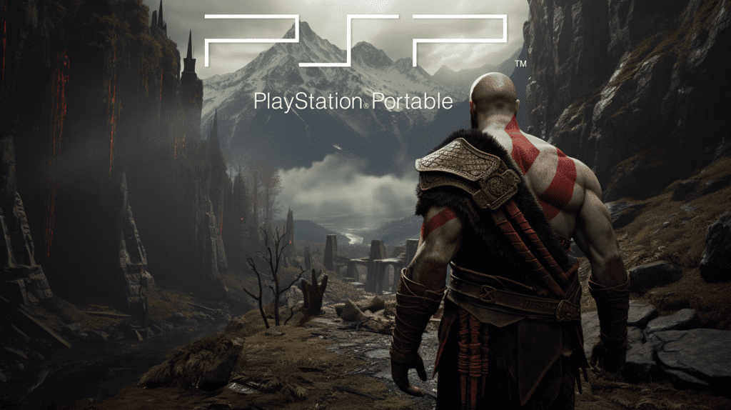 PSP logo over Kratos
