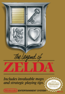 Cover art of The Legend of Zelda for NES