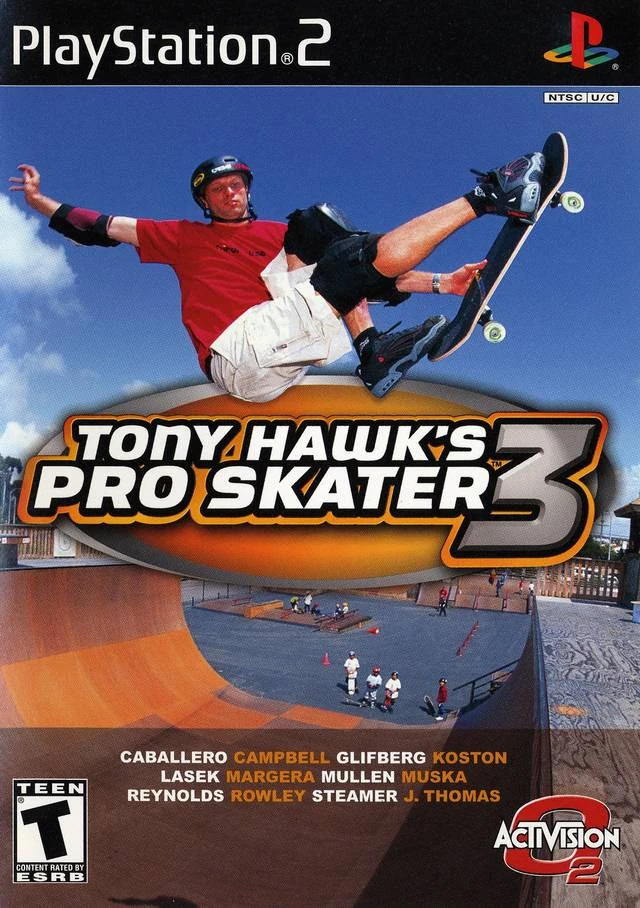 Cover of Tony Hawk's Pro Skater 3 for PlayStation 2