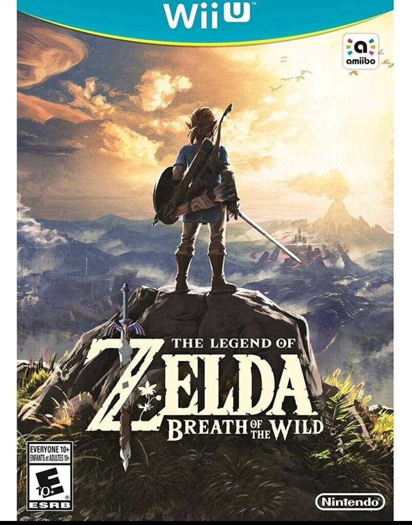 Cover art of LoZ Breath of the Wild for Nintendo Wii U