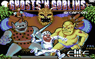 C64 Ghosts N Goblins title screen
