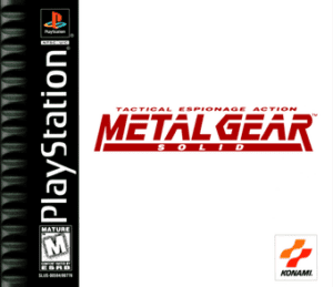 Playstation 1 cover of Metal Gear Solid