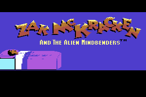 C64 Zack McKraken and the Alien Mindbenders title screen