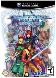 Gamecube cover of Phantasy Star Online Episode I & II