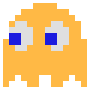 Orange Ghost from Pac-Man