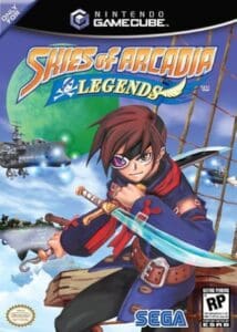Gamecube cover of Skies of Arcadia Legends