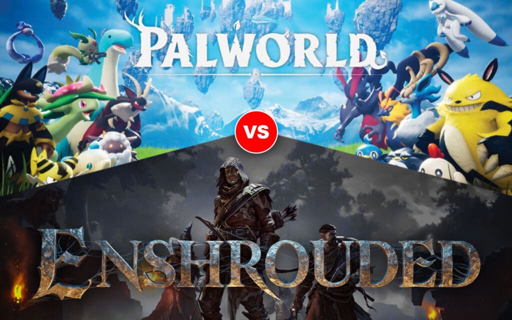 Palword vs Enshrouded banner