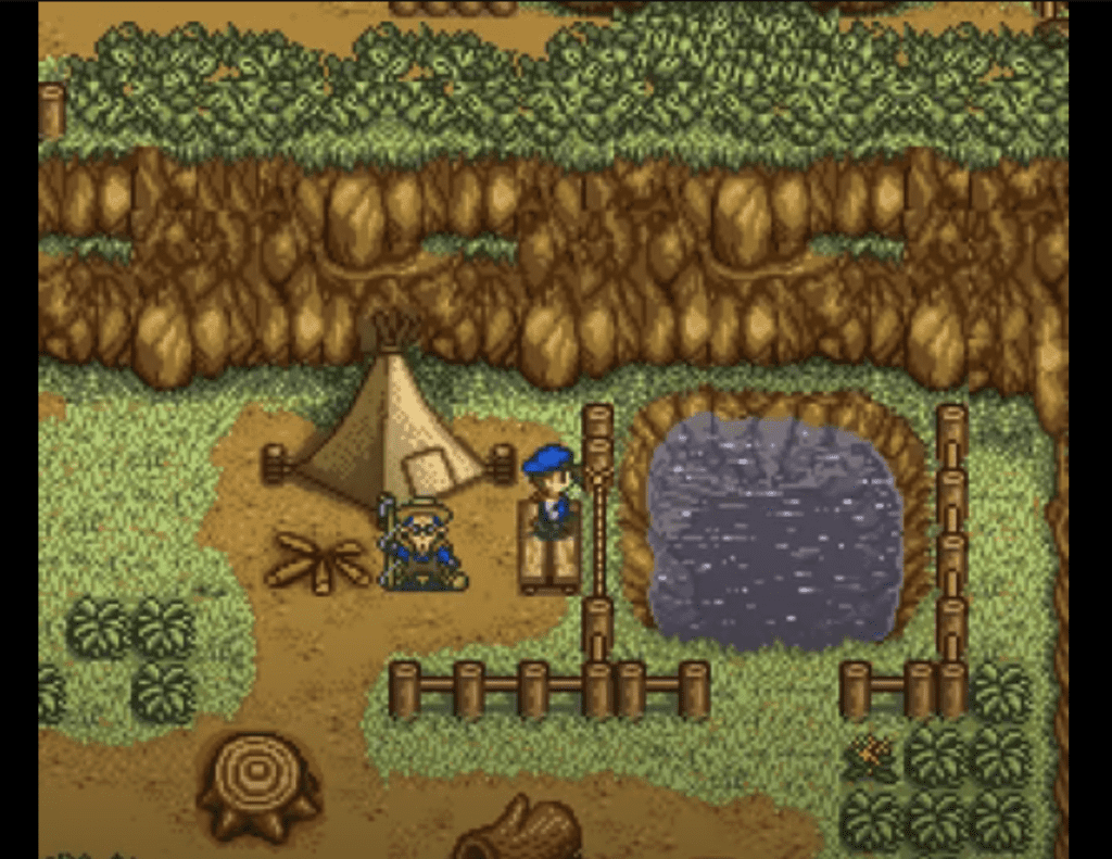 Harvest Moon screenshot from SNES