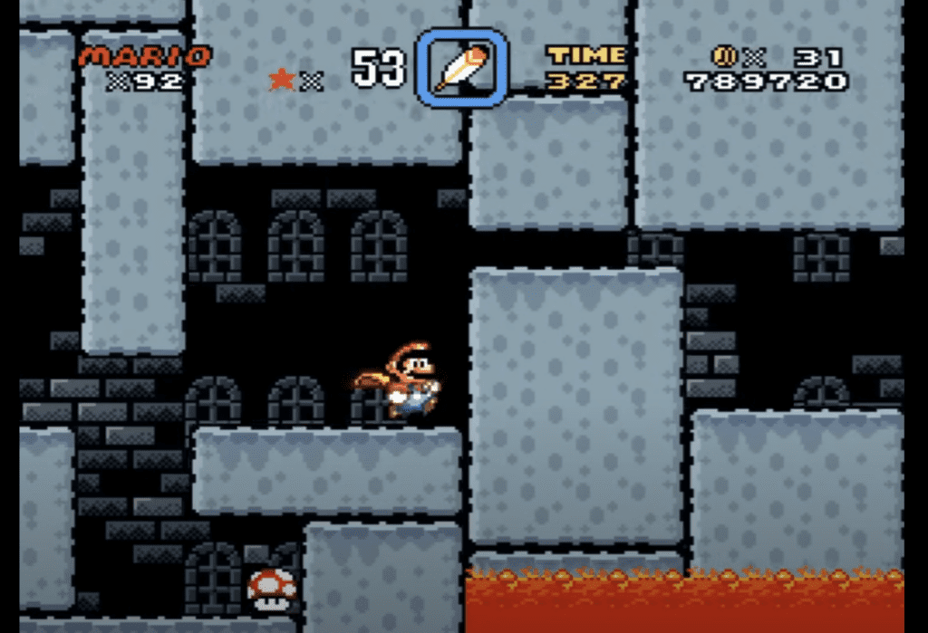Super Mario World screenshot from SNES