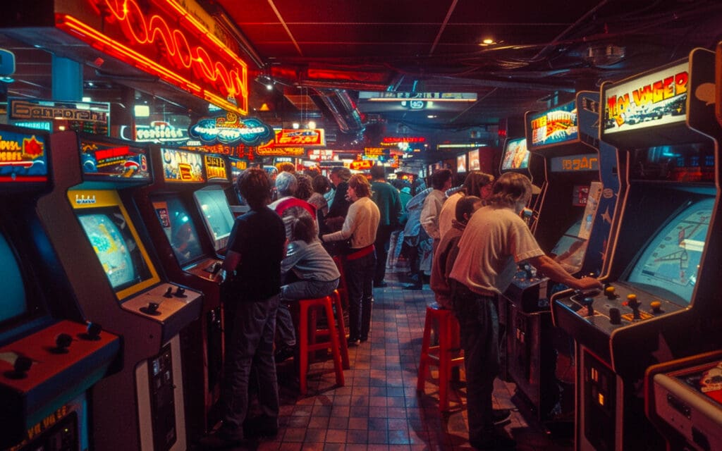An 80s arcade