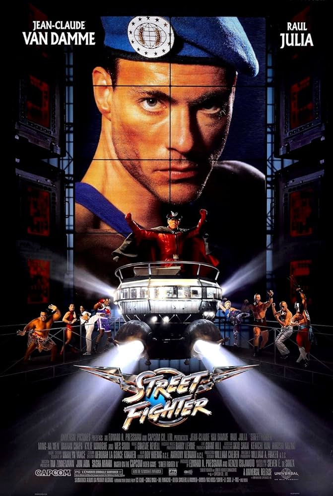 Street Fighter poster from 1994