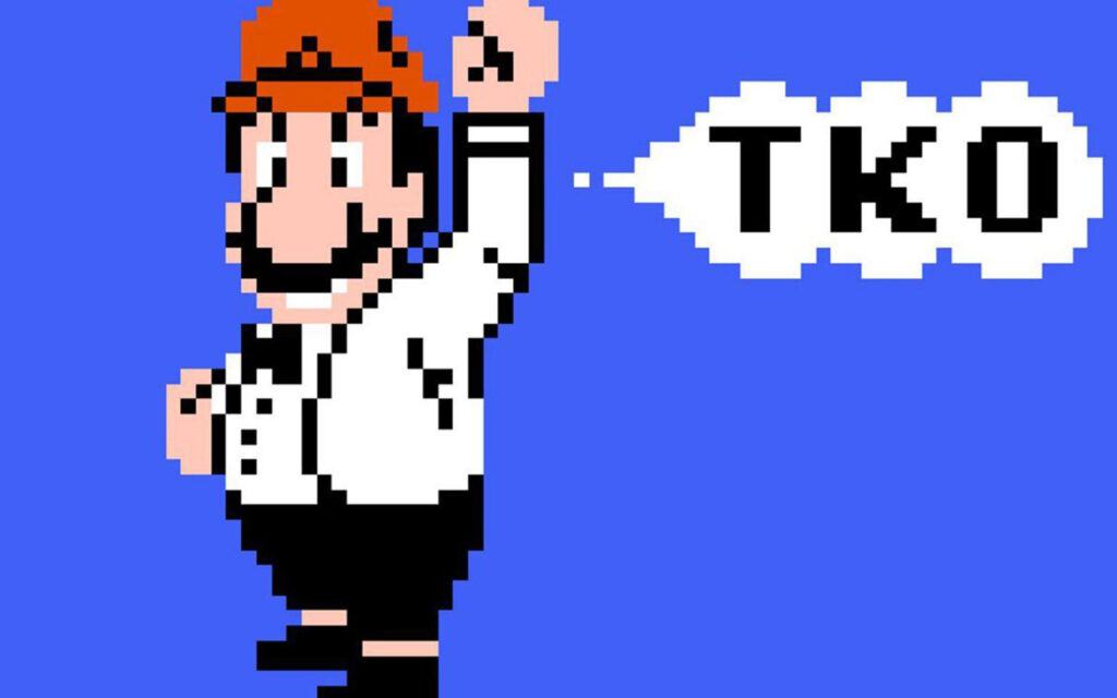 Mario as a referee in Punch-Out!!