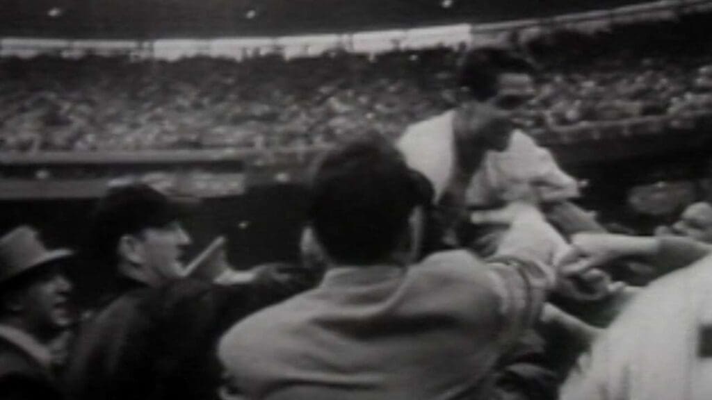 10351 Bobby Thomson's walk-off HR vs. Ralph Branca becomes The Shot Heard 'Round The World as the Giants defeat rival Dodgers