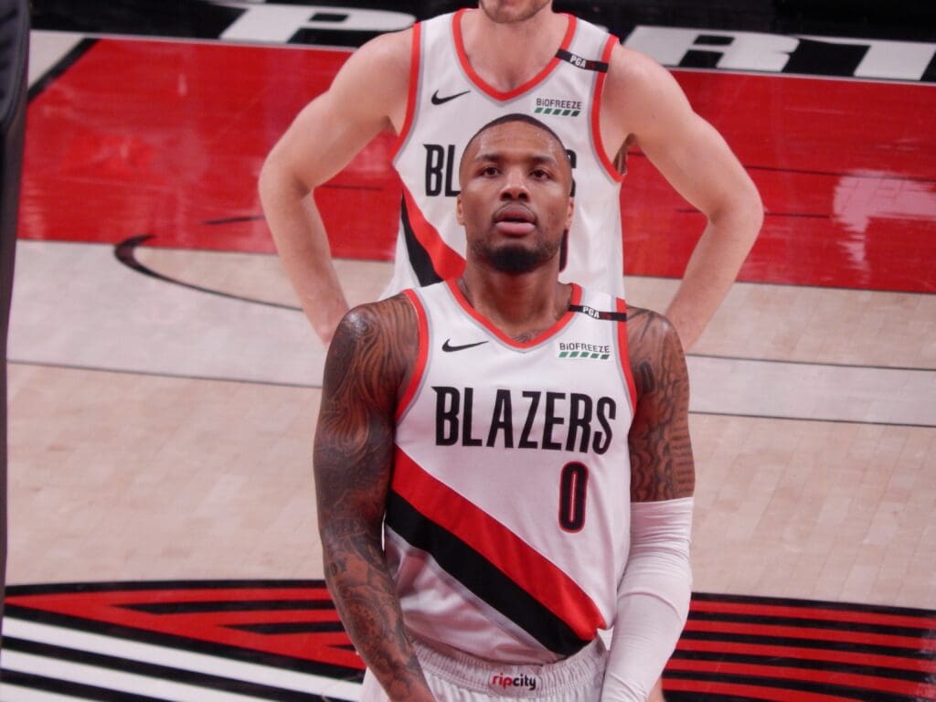 Damian Lillard against the Cleveland Cavaliers