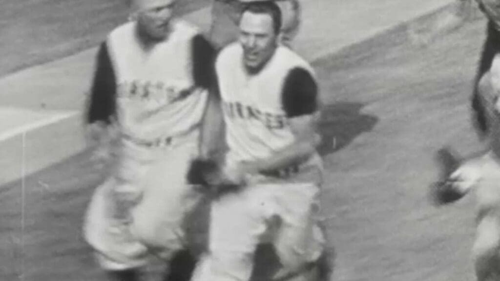 Mazeroski hits a walk-off homer in Game 7