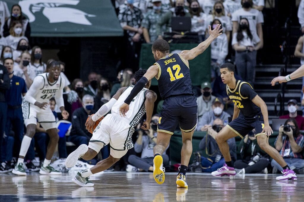 Michigan at MSU Basketball 1-29-2022