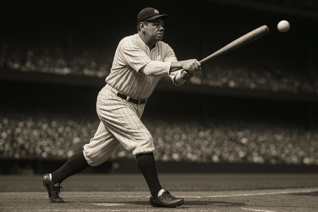 Babe Ruth artistic depiction