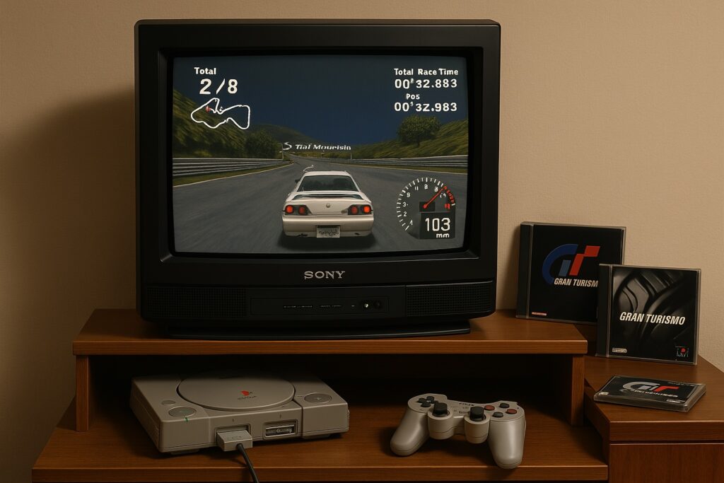 PlayStation 1 with Gran Turismo