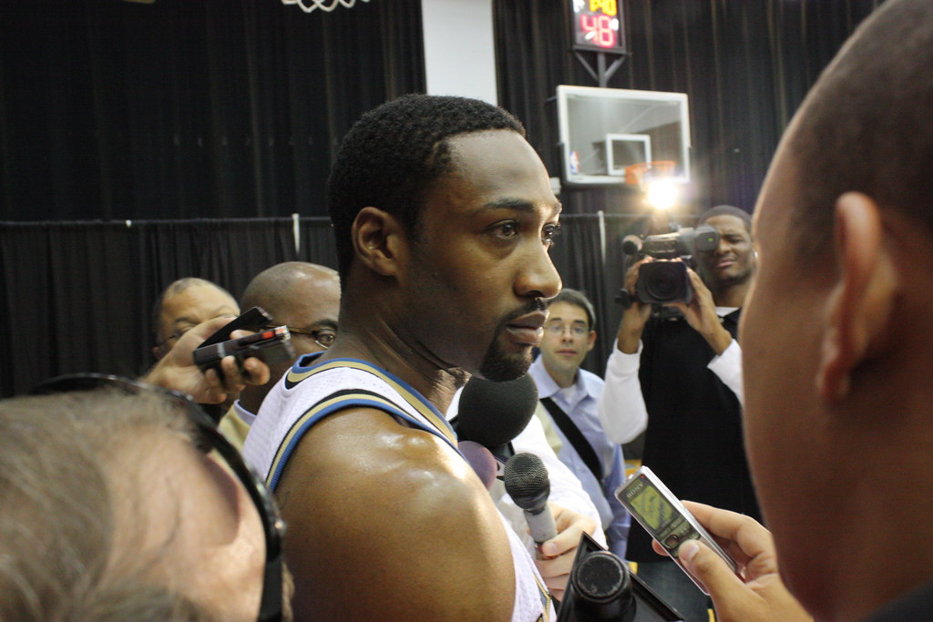 Gilbert Arenas at Media Day 2009