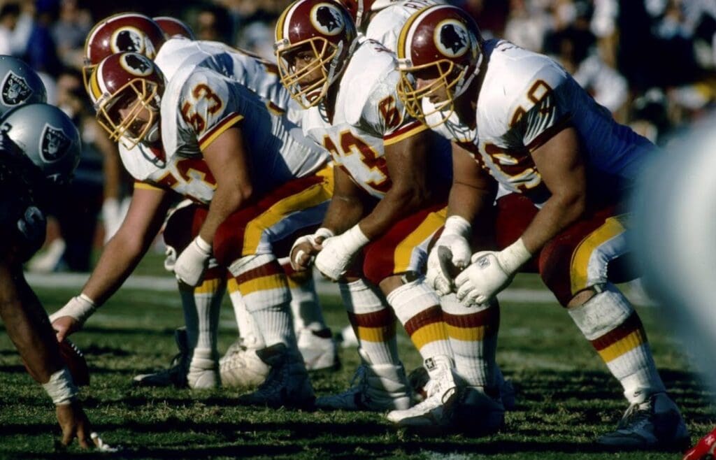 1980s Redskins Offensive Line