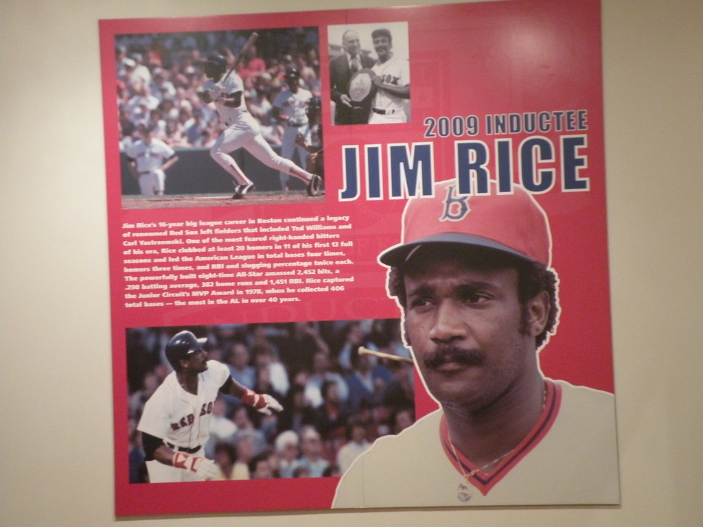 Jim Rice Hall of Fame Commemoration