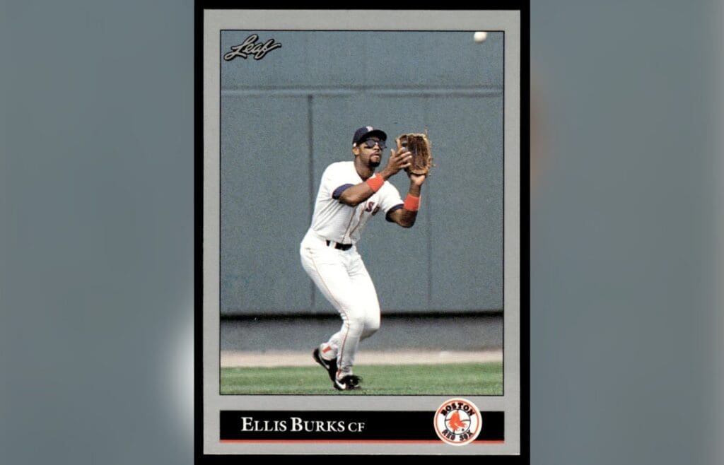 1992 Leaf Ellis Burks Boston Red Sox