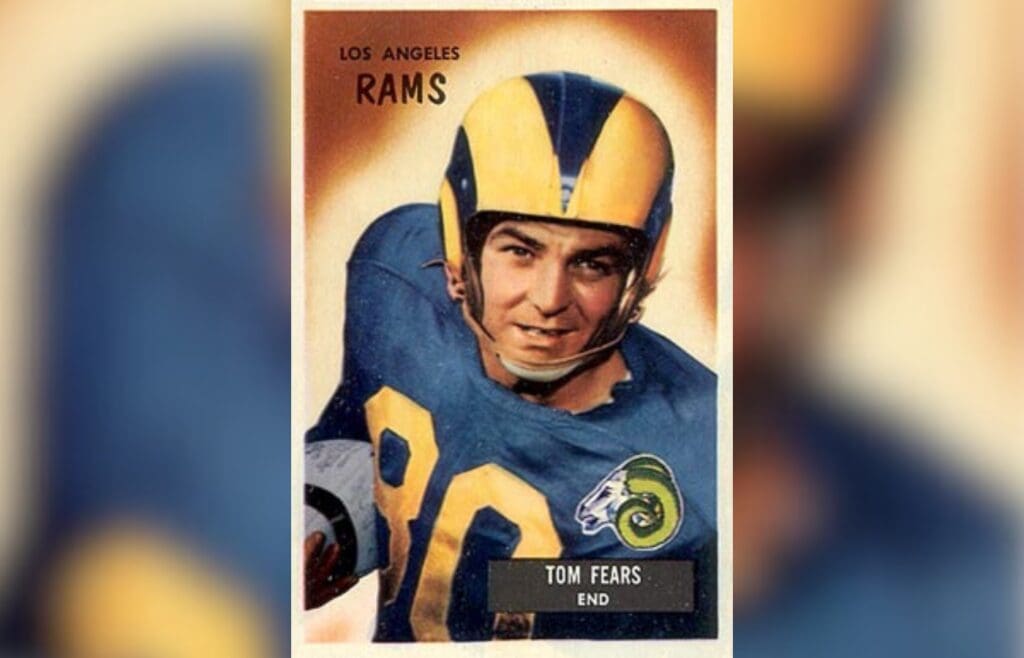Hall of Fame WR Tom Fears, attended Manual Arts High School (in L.A.) and UCLA