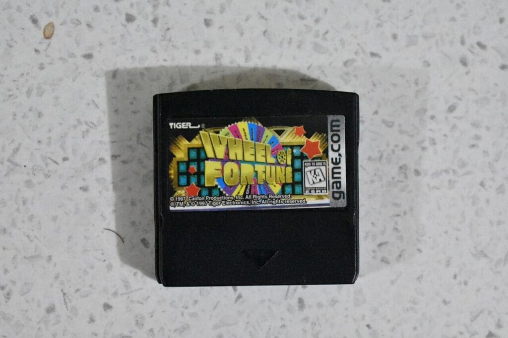 Wheel of Fortune video game cartridge