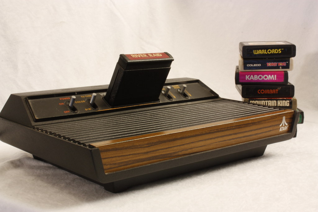 old video game console