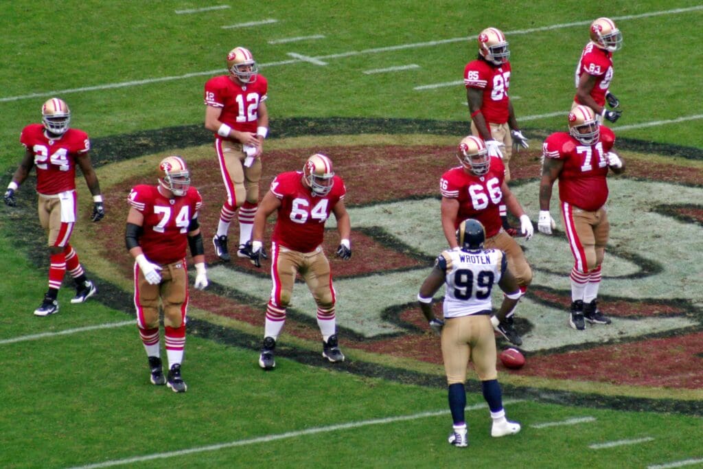 2007 San Francisco 49ers offensive line