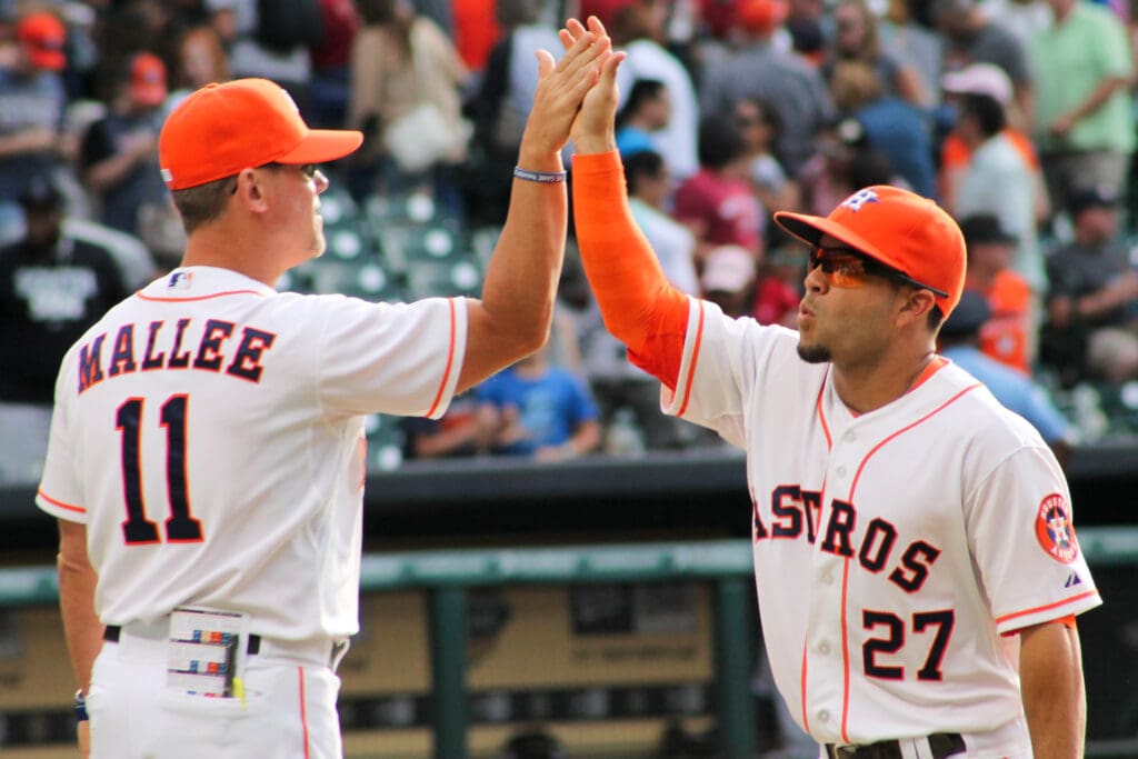 File:John Mallee and Jose Altuve May 2014.jpg