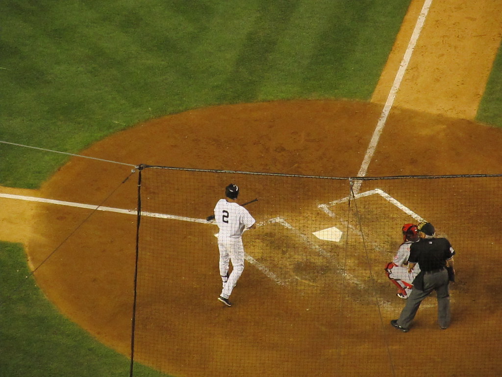 Derek Jeter at Bat in 6th Inning, Yankees 1, Reds 0