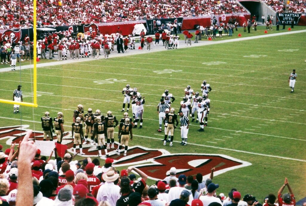 Tampa Bay Buccaneers vs. New Orleans Saints.