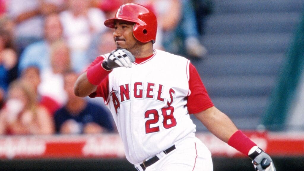 Aug, 2002; Anaheim, CA, USA; FILE PHOTO; Anaheim Angels catcher Jose Molina at bat against the Detroit Tigers at Edison Field.