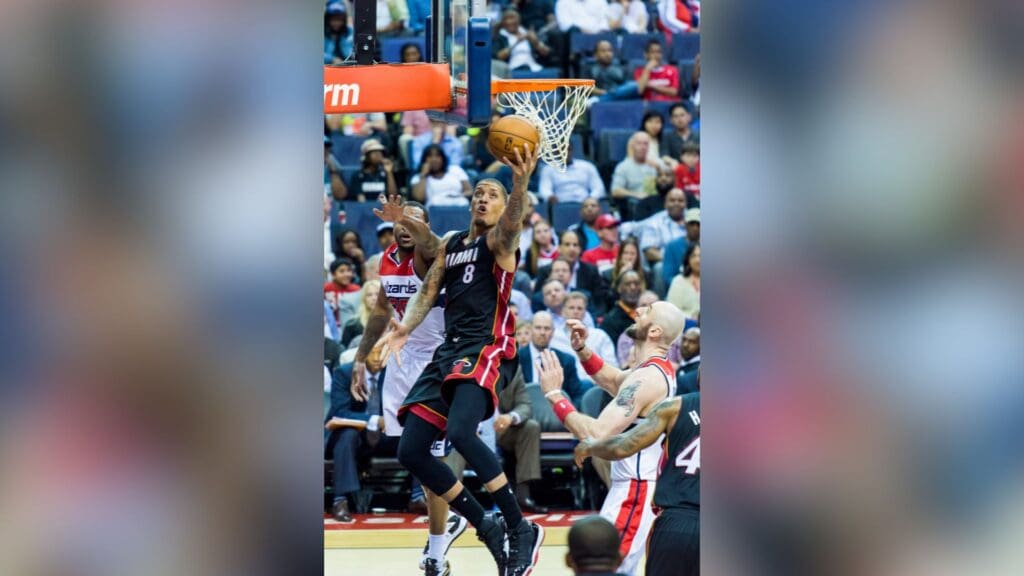 Michael Beasley during his second tenure with the Heat