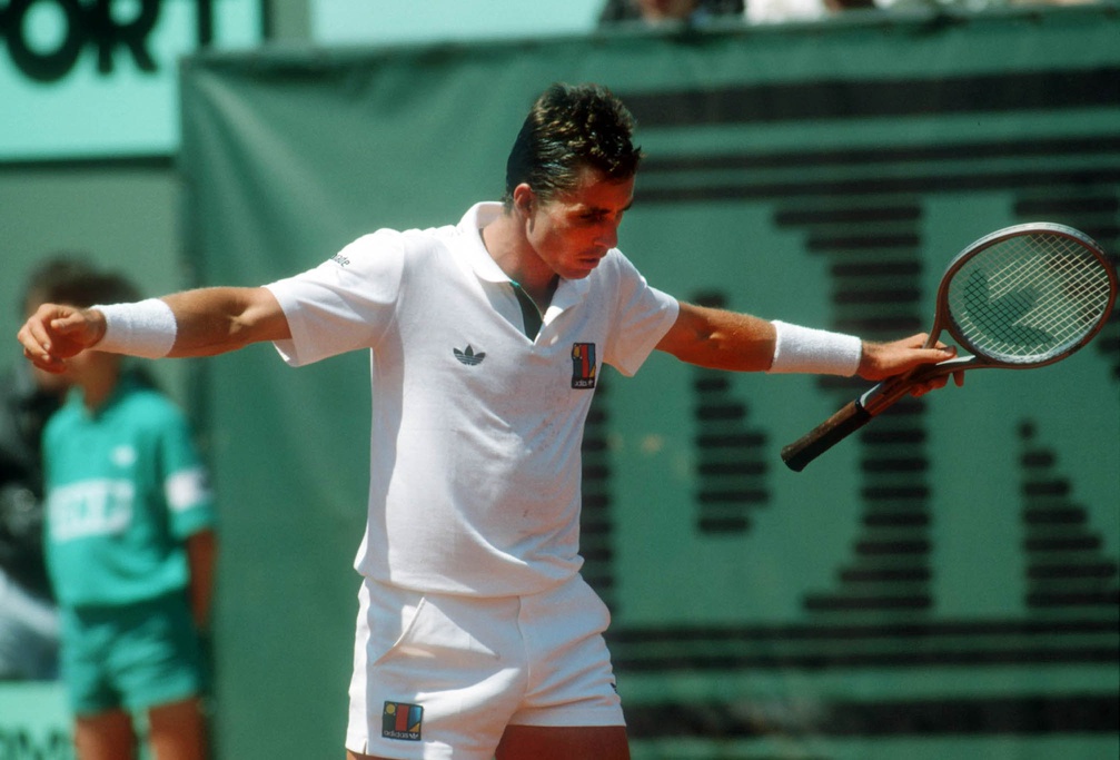 Jun 14, 1989; Paris, FRANCE; FILE PHOTO; Ivan Lendl (CZE) during the 1989 French Open at Roland Garros. 