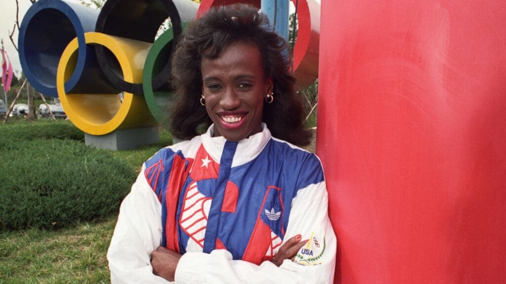 Sep 1988; Seoul, SOUTH KOREA; FILE PHOTO; Jackie Joyner-Kersee poses for a portrait at Seoul Olympic Park during the 1988 Seoul Olympic Games.