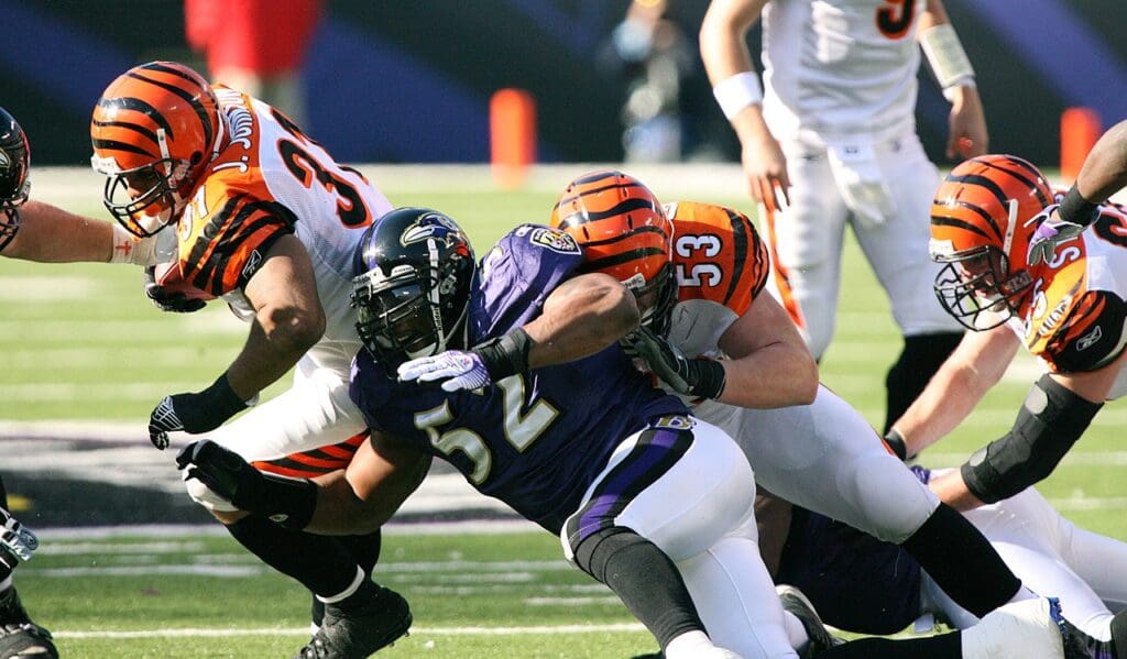 Jeremi Johnson and Ray Lewis