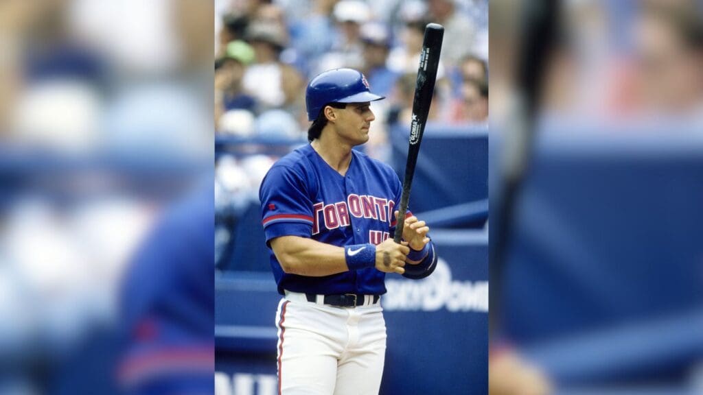 1998, Toronto, ON, CAN; FILE PHOTO; Toronto Blue Jays designated hitter Jose Canseco in action at the plate at the Skydome during the 1998 season.