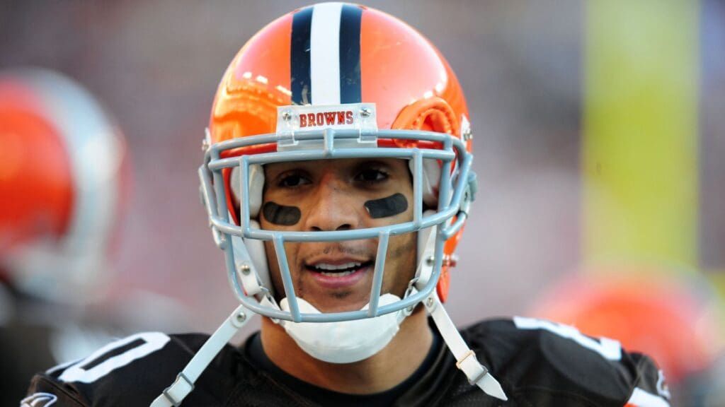 Oct 19, 2008; Landover, MD, USA; Cleveland Browns tight end Kellen Winslow (80) during the game against the Washington Redskins at FedEx Field.