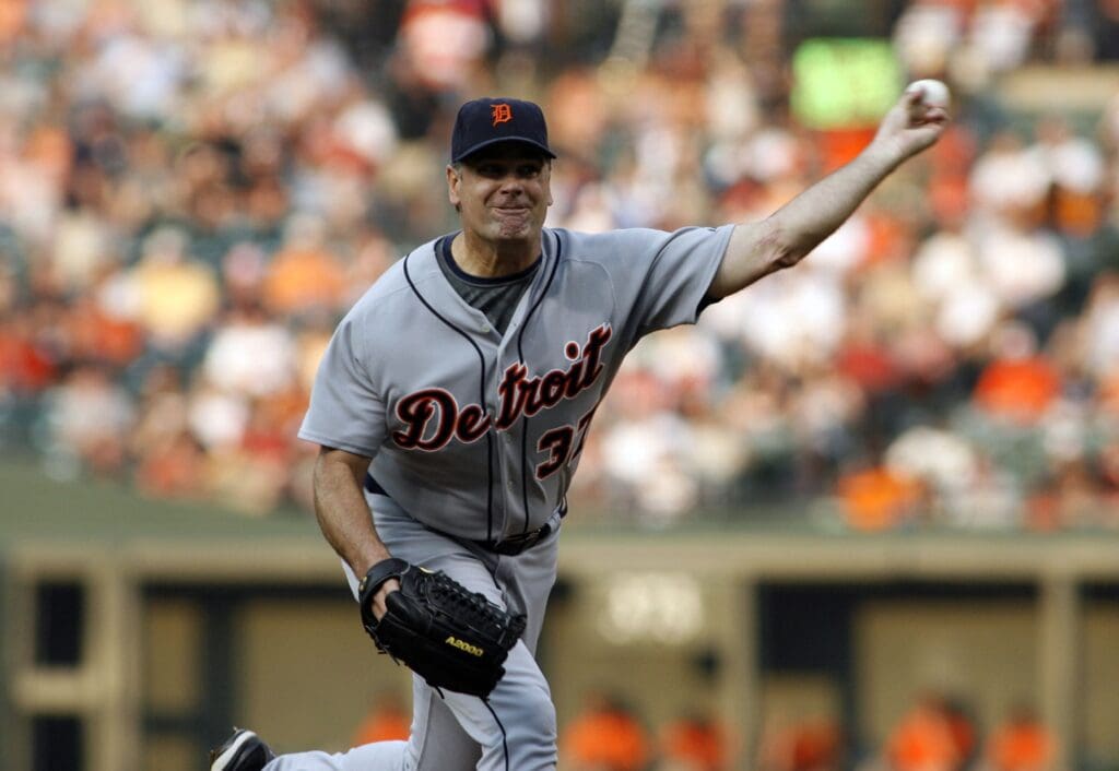 July 17, 2008; Baltimore, MD, USA; Detroit Tigers starting pitcher Kenny Rogers (37) delivers during the Tigers 6-5 win over the Baltimore Orioles at Camden Yards.