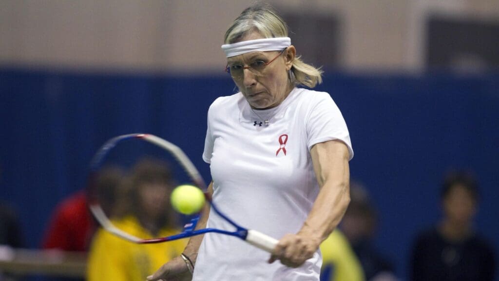 Nov. 15, 2010; Washington, D.C, USA; Martina Navratilova at the WTT Smash Hits at American University. 