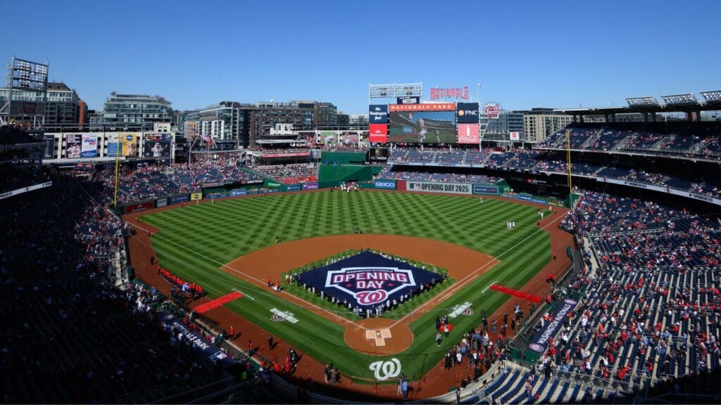 Mar 27, 2025; Washington, District of Columbia, USA; A detailed view of Nationals Park prior to the game between the Washington Nationals and the Philadelphia Phillies.
