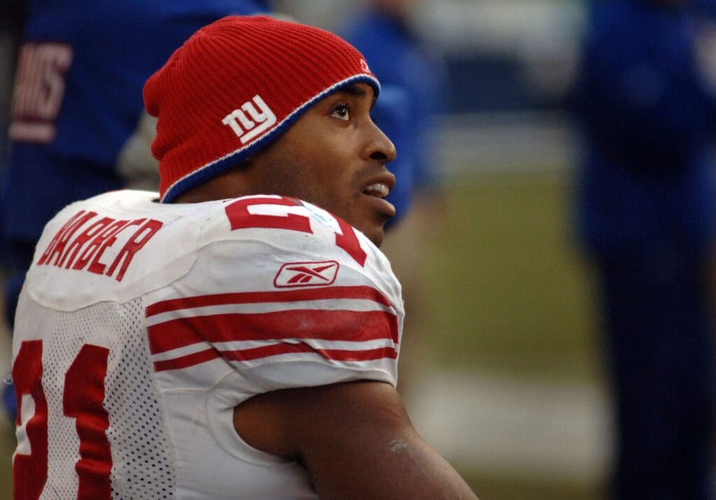 Nov. 27, 2005; Seattle, WA, USA; New York Giants running back (21) Tiki Barber against the Seattle Seahawks at Qwest Field in Seattle, Washington.