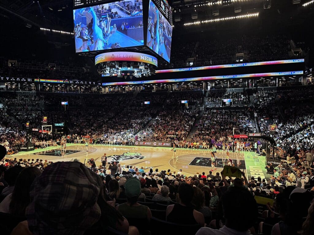 New York Liberty Game at the Barclays Center Arena