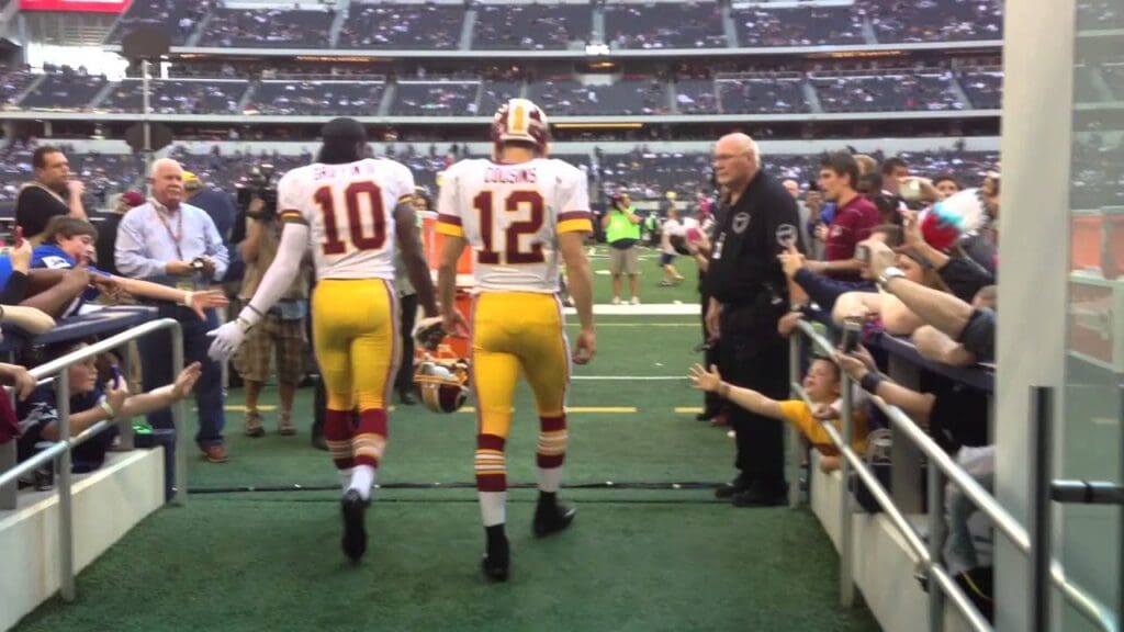 Redskins Take the Field Vs. Cowboys 112212