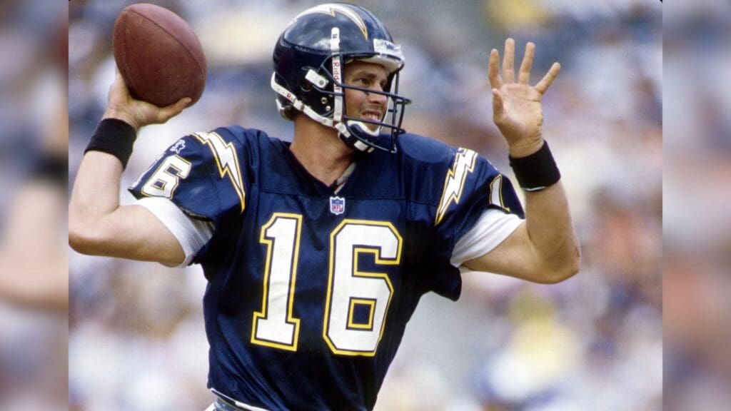 Oct 25, 1998; San Diego, CA, USA; FILE PHOTO; San Diego Chargers quarterback Ryan Leaf (16) in action against the Seattle Seahawks at Jack Murphy Stadium.